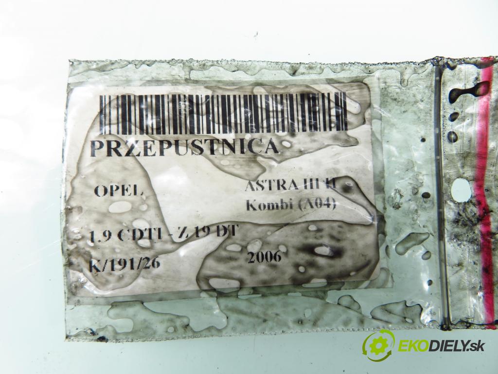 OPEL ASTRA H Kombi (A04) KOMBI 2006 88,00 1.9 CDTI - Z 19 DT 1910,00 Škrtiaca klapka 48CPD1 ; 48CPD1E (Škrtiaca klapka)