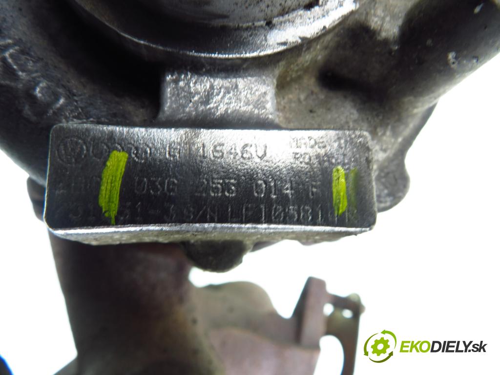 VW GOLF V (1K1) HB 2005 77,00 1.9 TDI PD 105 - BKC 1896,00 RYCHLONABÍJEČKA: 03G253014F (Kompletní turbodmychadlo)