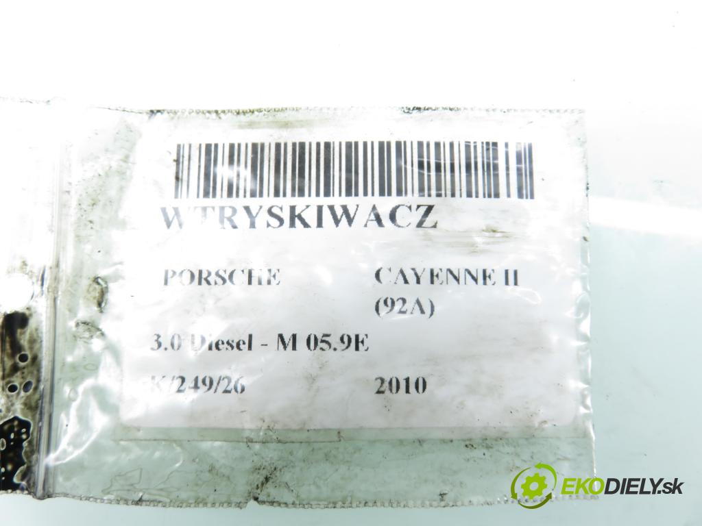 PORSCHE CAYENNE II (92A) SUV 2010 176,00 3.0 Diesel - M 05.9E 2967,00 vstřikovač 059130277BE ; 0445116023 (Vstřikovač paliva)