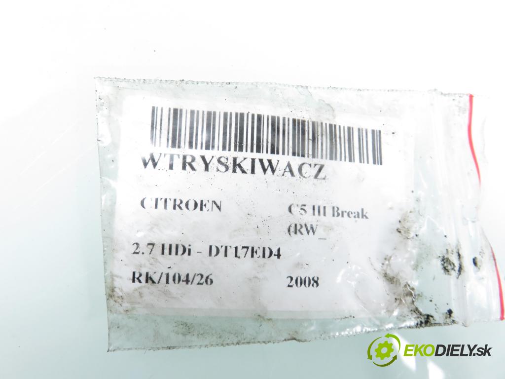 CITROEN C5 III Break (RW_) KOMBI 2008 150,00 2.7 HDi - UHZ (DT17BTED4) 2720,00 vstřikovač 5U3Q9K546AA (Vstřikovač paliva)