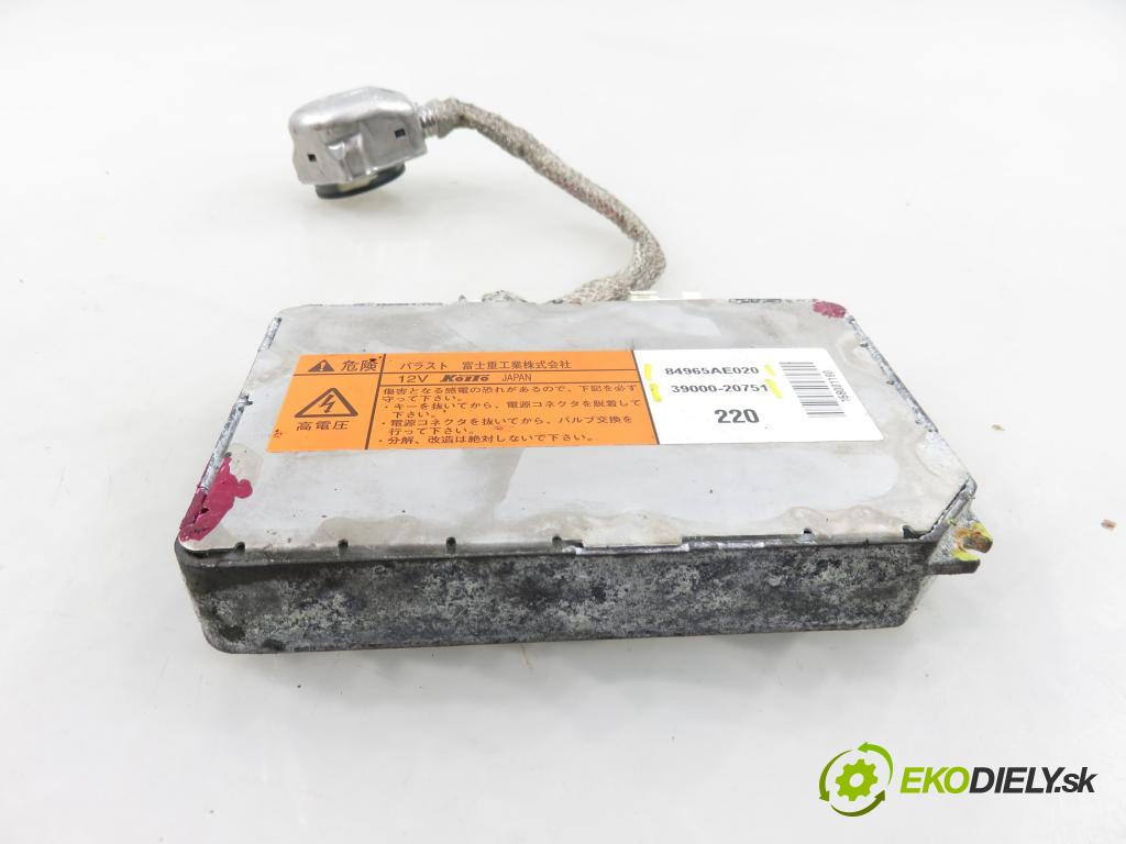 SUBARU LEGACY IV Kombi (BP) KOMBI 2007 121,00 2.0 16V DOHC AWD (BP5) - EJ204 EJ20F BiFuel 1994,00 Menič xenonová 3900020751 ; 84965AE020