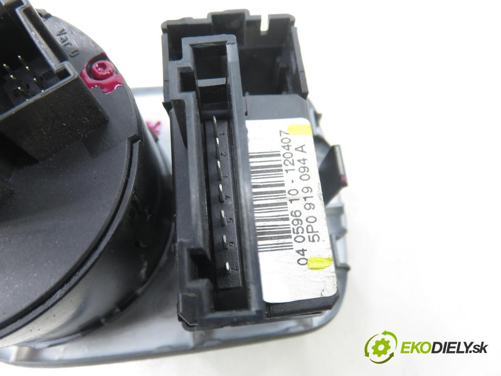 SEAT LEON (1P1) HB 2007 77,00 1.9 TDI - BLS 1896,00 prepínač svetlá 1P1941431B ; 5P0919094A