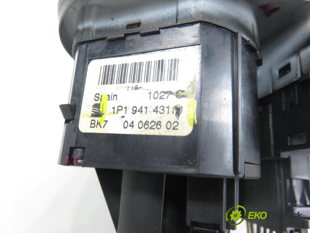 SEAT LEON (1P1) HB 2007 77,00 1.9 TDI - BLS 1896,00 prepínač svetlá 1P1941431B ; 5P0919094A