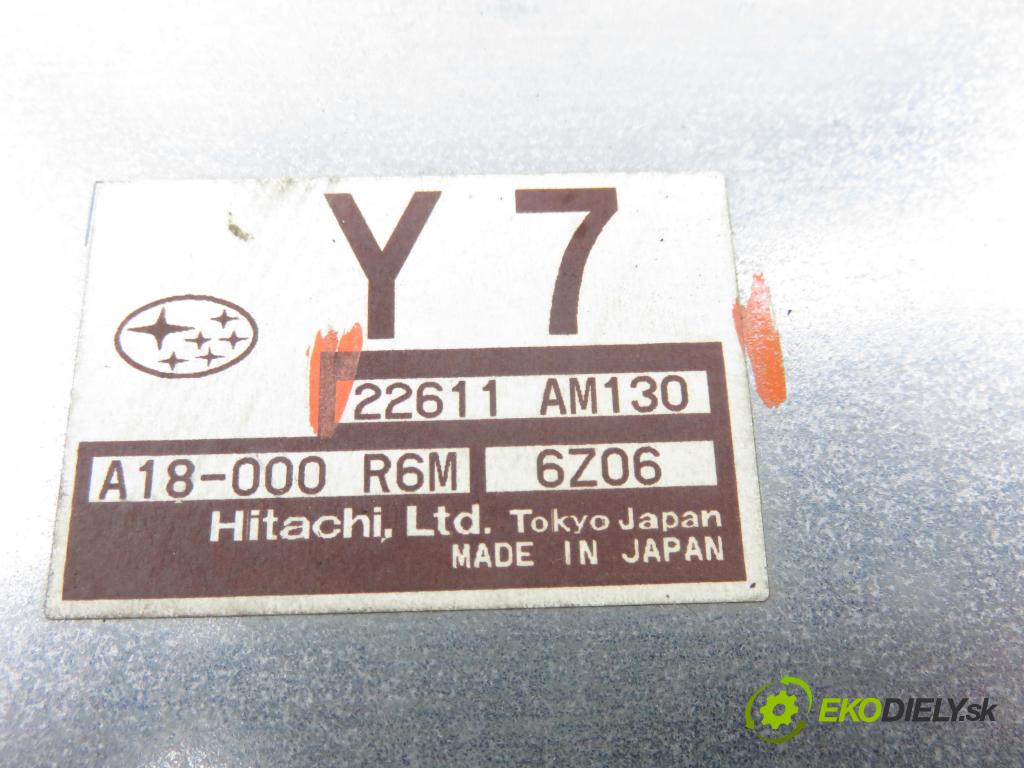 SUBARU LEGACY IV Kombi (BP) KOMBI 2007 121,00 2.0 16V DOHC AWD (BP5) - EJ204 EJ20F BiFuel 1994,00 Riadiaca jednotka Motor 22611AM130