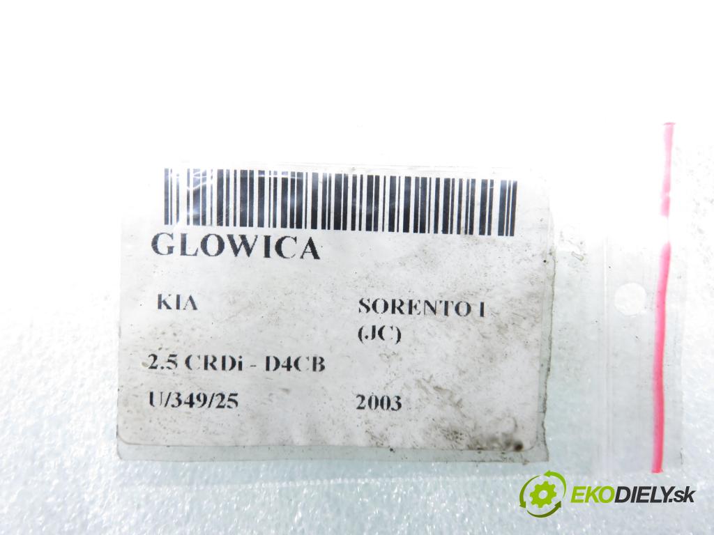 KIA SORENTO I (JC) SUV 2003 103,00 2.5 CRDi 140 - D4CB 2497,00 (hlava