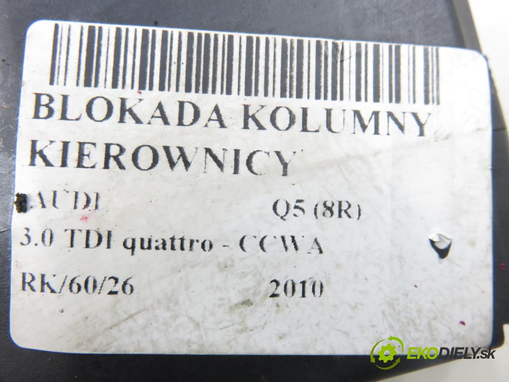 AUDI Q5 (8R) SUV 2010 176,00 3.0 TDI quattro - CCWA 2967,00 blokáda tyče volantu 8K0905852D