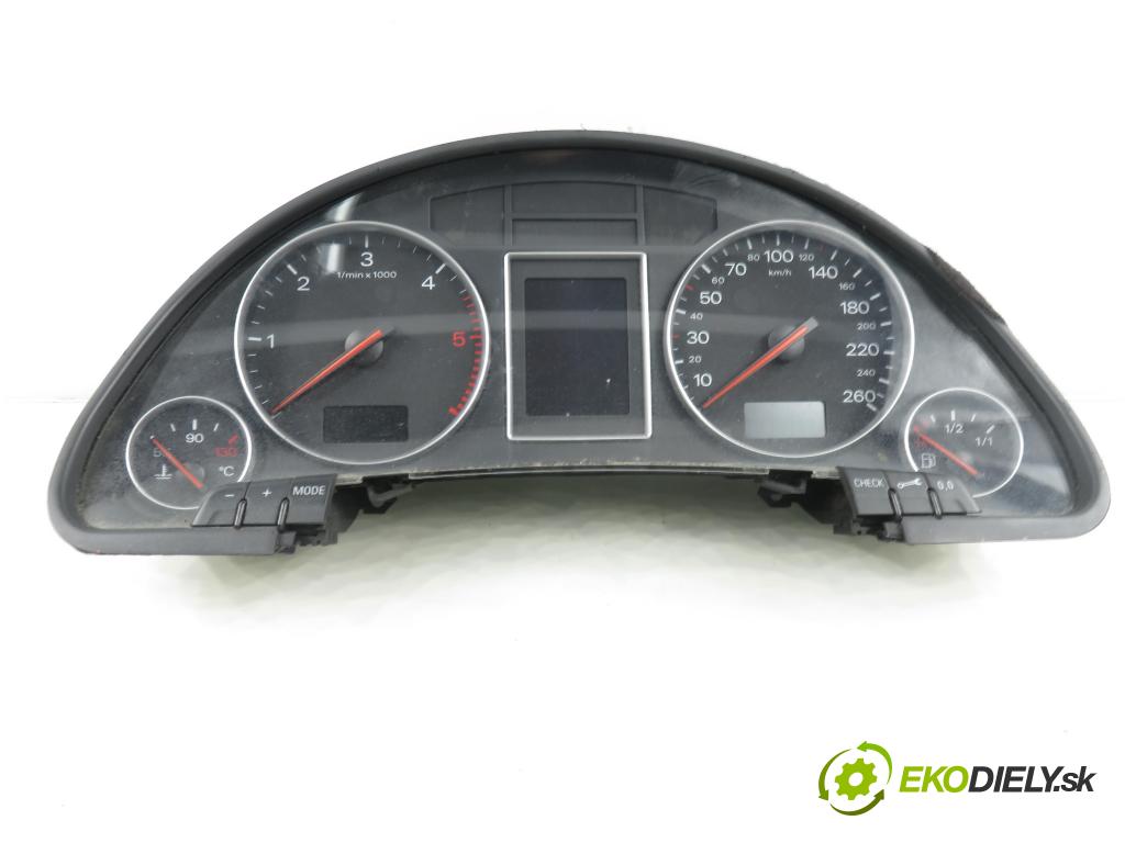 AUDI A4 (8E2, B6) SEDAN 2003 132,00 2.5 TDI V6 180 quattro - AKE 2496,00 Prístrojovka elektrický 0263626035