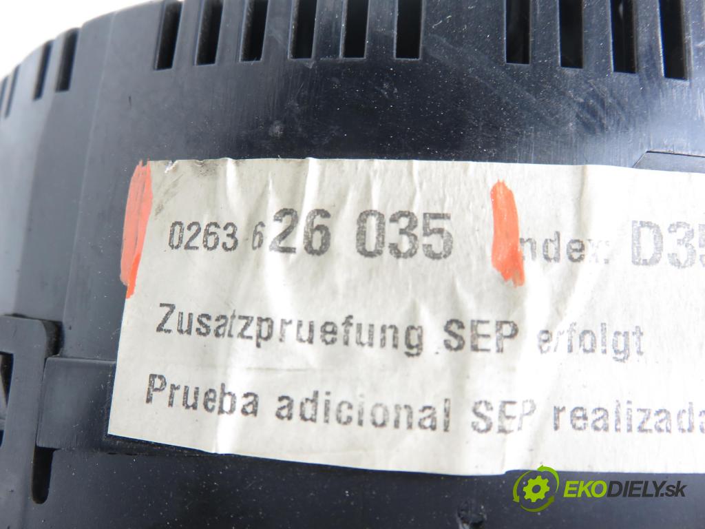 AUDI A4 (8E2, B6) SEDAN 2003 132,00 2.5 TDI V6 180 quattro - AKE 2496,00 Prístrojovka elektrický 0263626035