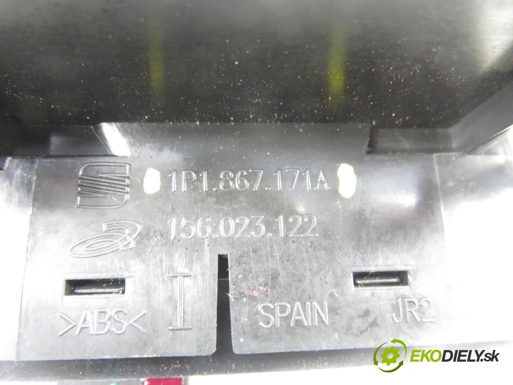 SEAT LEON (1P1) HB 2007 77,00 1.9 TDI - BLS 1896,00 Panel ovládaní oken 1P1867171A ; 1K4959857A