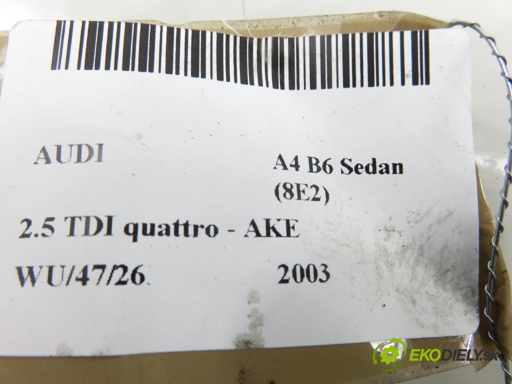 AUDI A4 (8E2, B6) SEDAN 2003 132,00 2.5 TDI V6 180 quattro - AKE 2496,00 chladič intercooler 8E0145806C