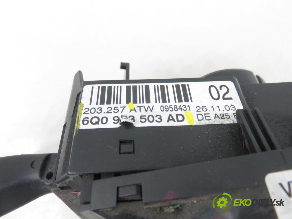 SEAT IBIZA III (6L1) HB 2003 55,00 1.4 16V - BBY 1390,00 PAKA/ŘAZENÍ/SADA: 6QO953503AD ; 203257 ; 283396