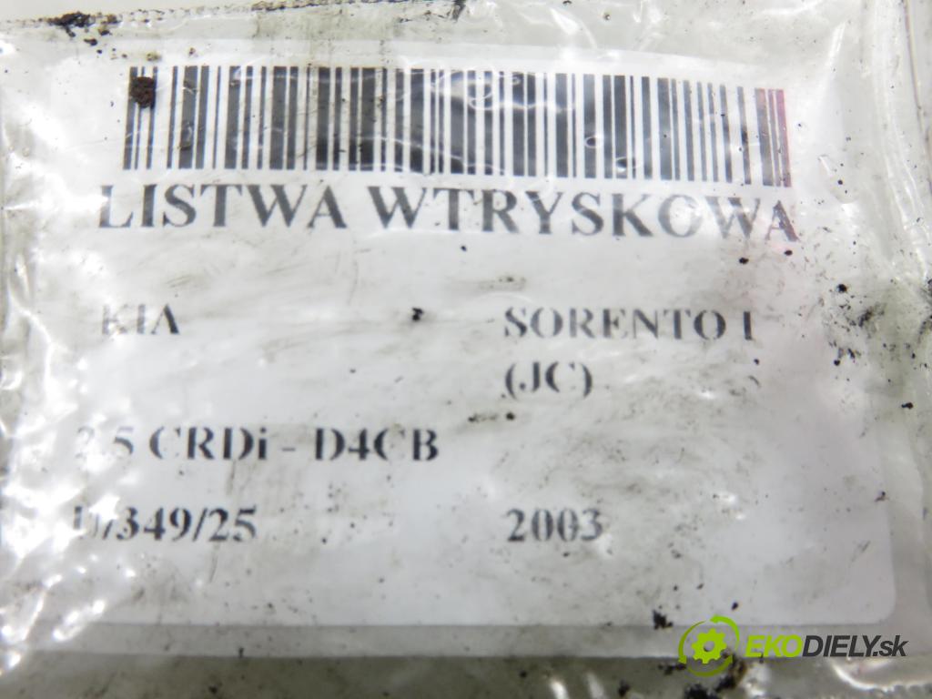 KIA SORENTO I (JC) SUV 2003 103,00 2.5 CRDi 140 - D4CB 2497,00 Lišta vstrekovacia 314004A000 ; 0445214036 (Vstrekovacia lišta)