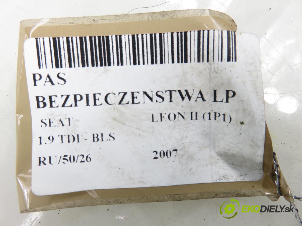 SEAT LEON (1P1) HB 2007 77,00 1.9 TDI - BLS 1896,00 Držiak bezpečnostný LP 1P0857705A
