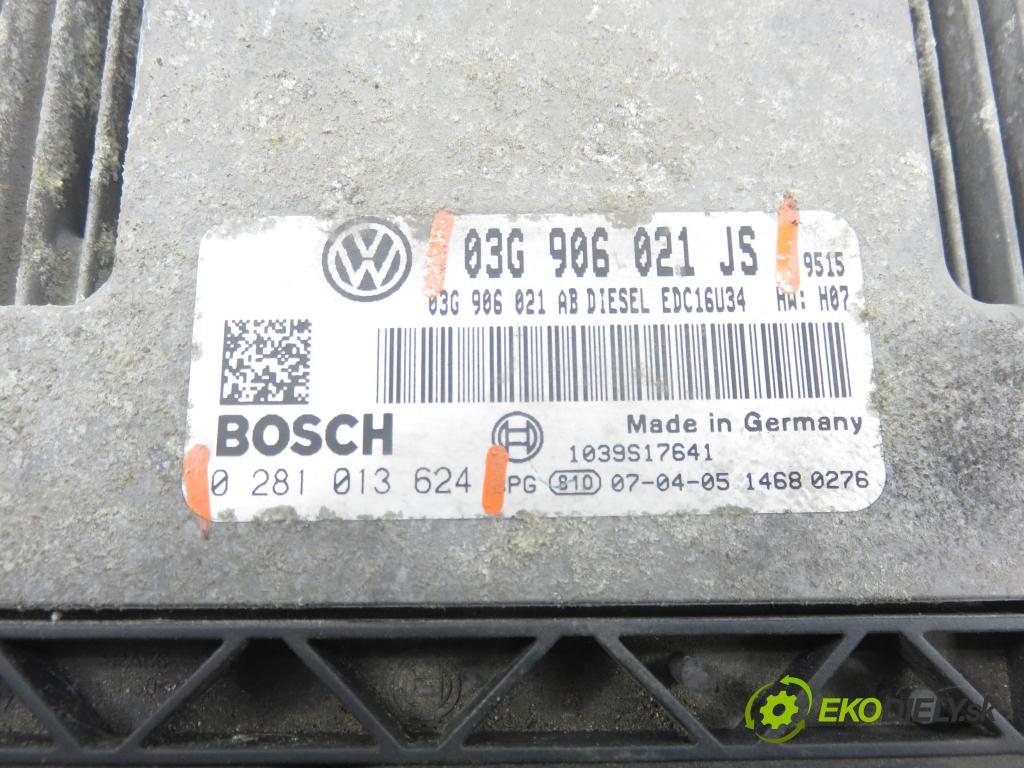 SEAT LEON (1P1) HB 2007 77,00 1.9 TDI - BLS 1896,00 Riadiaca jednotka Motor 03G906021JS ; 0281013624