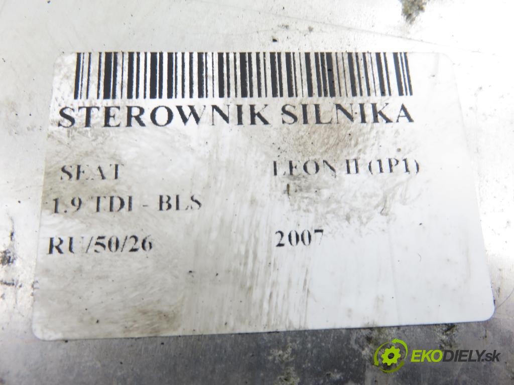 SEAT LEON (1P1) HB 2007 77,00 1.9 TDI - BLS 1896,00 Riadiaca jednotka Motor 03G906021JS ; 0281013624