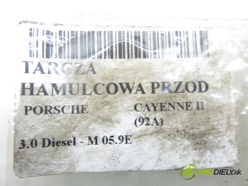 PORSCHE CAYENNE II (92A) SUV 2010 176,00 3.0 Diesel - M 05.9E 2967,00 lamela kotouč brzdová PŘEDNÍ: 