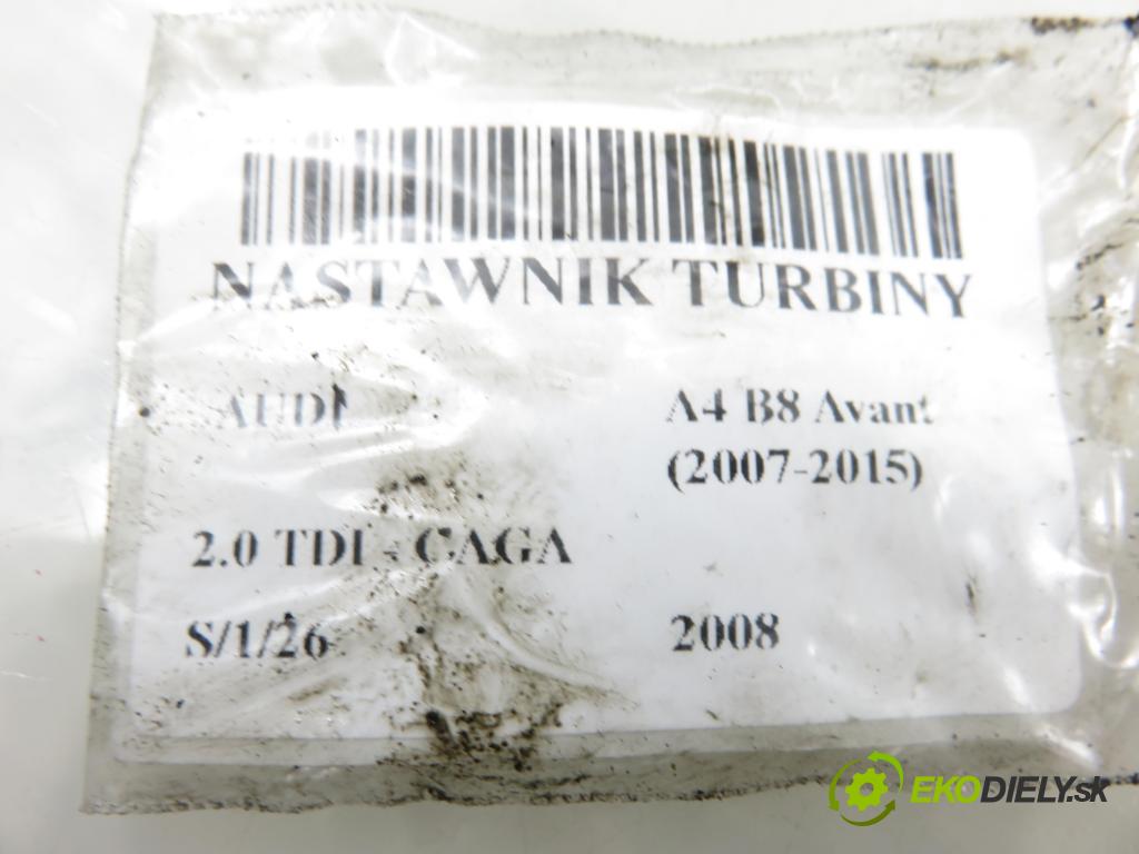 AUDI A4 Avant (8K5, B8) KOMBI 2008 105,00 2.0 TDI - CAGA 1968,00 Nastavovač turba  (Motorček ostatné)