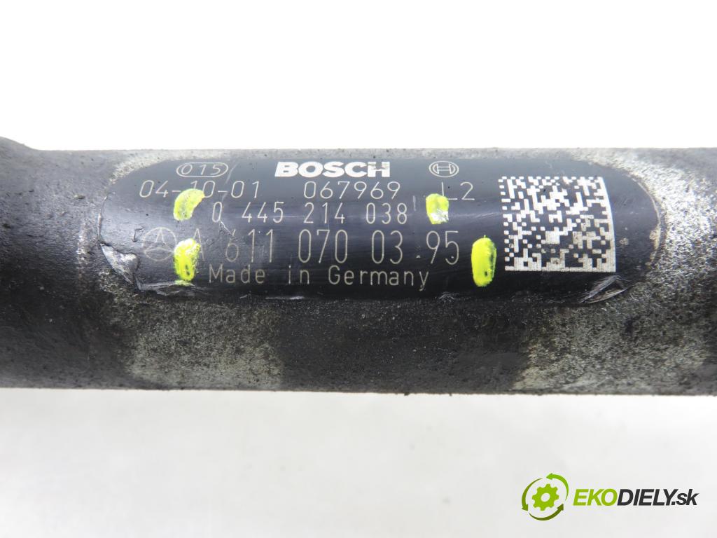 MERCEDES-BENZ VITO / MIXTO Skrzynia (W639) FURGON 2004 110,00 115 CDI 150 - OM 646.982 2148,00 Lišta vstrekovacia 6110700395 ; 0445214038 ; 6110780449 (Vstrekovacia lišta)