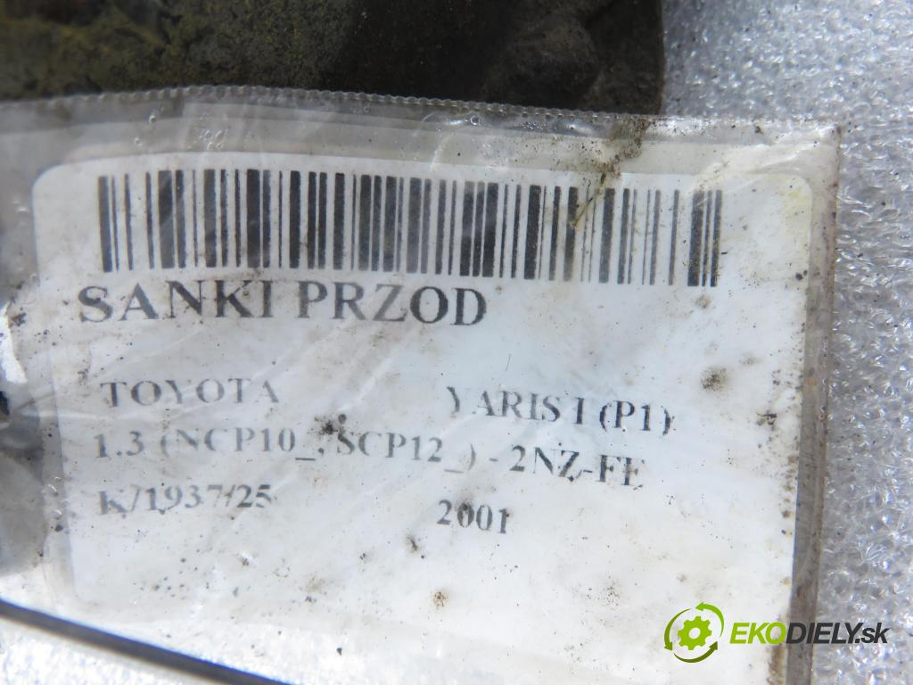 TOYOTA YARIS (_P1_) HB 2001 63,00 1.3 VVTi 86 - 2NZ-FE 1299,00 PŘEDNÍ:
