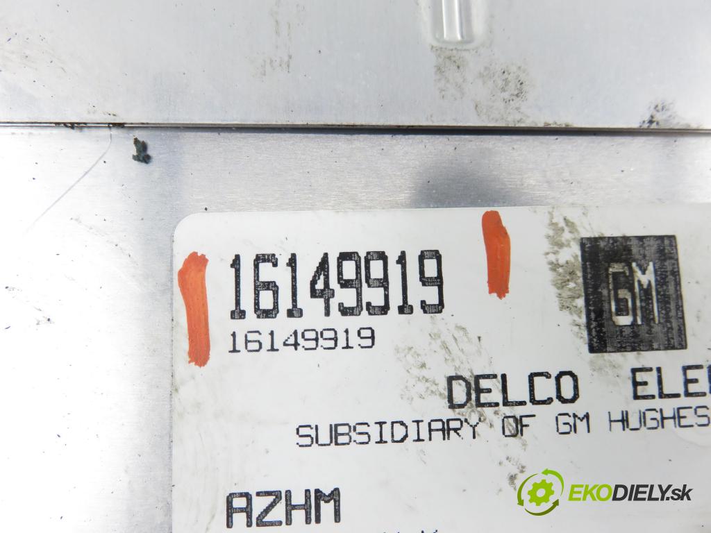 OPEL ASTRA F (T92) HB 1992 44,00 1.4 i 60 - C 14 NZ 1389,00 Riadiaca jednotka Motor 16149919