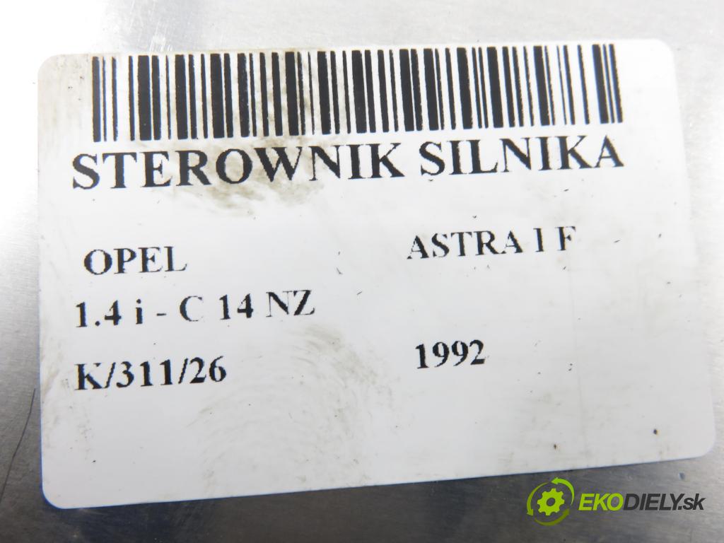 OPEL ASTRA F (T92) HB 1992 44,00 1.4 i 60 - C 14 NZ 1389,00 Riadiaca jednotka Motor 16149919