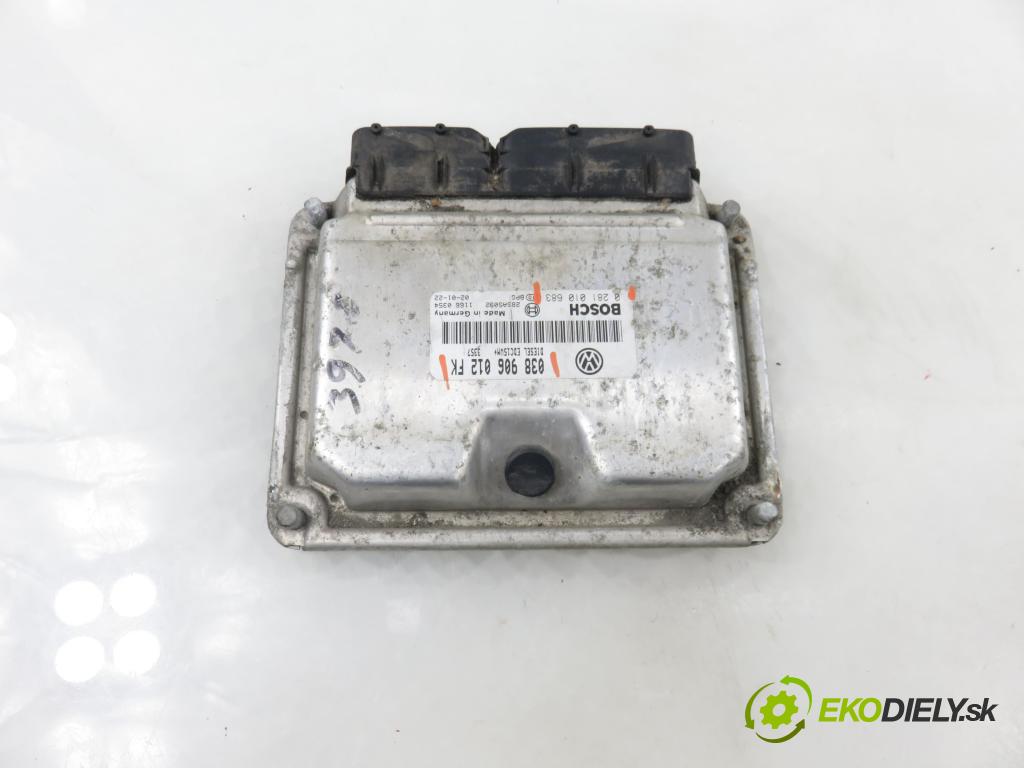 SEAT LEON (1M1) HB 2002 81,00 1.9 TDI 110 - ASV 1896,00 řídící jednotka motora 038906012FK ; 0281010683