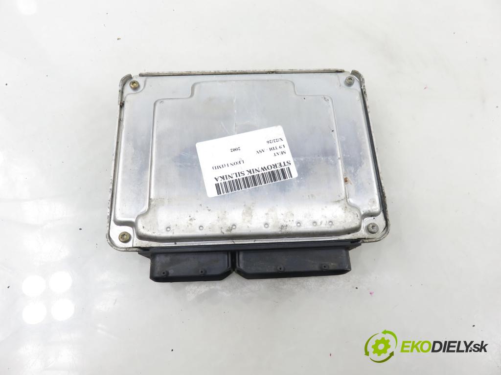 SEAT LEON (1M1) HB 2002 81,00 1.9 TDI 110 - ASV 1896,00 Riadiaca jednotka Motor 038906012FK ; 0281010683