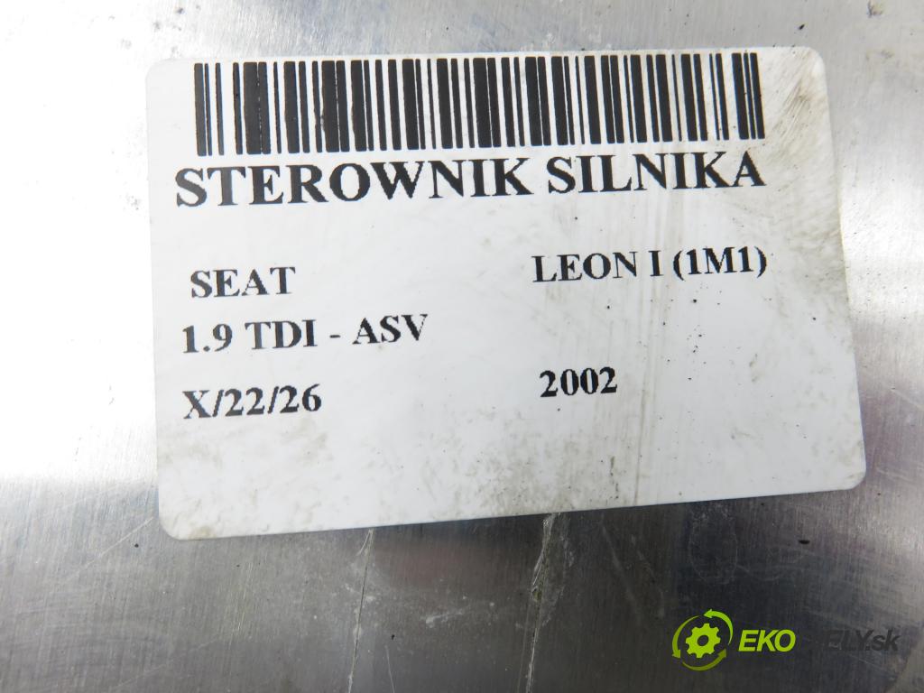 SEAT LEON (1M1) HB 2002 81,00 1.9 TDI 110 - ASV 1896,00 Riadiaca jednotka Motor 038906012FK ; 0281010683