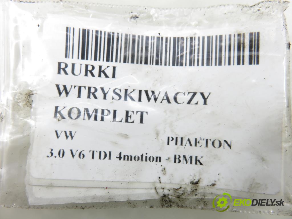 VW PHAETON (3D1, 3D2, 3D3, 3D4, 3D6, 3D7, 3D8, 3D9) SEDAN 2006 165,00 3.0 TDI 2967,00 rúrky VSTREKOVAČE: