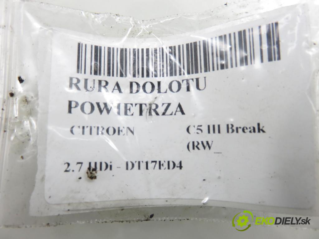 CITROEN C5 III Break (RW_) KOMBI 2008 150,00 2.7 HDi - UHZ (DT17BTED4) 2720,00 Rúra intercoolera turba 9646191480