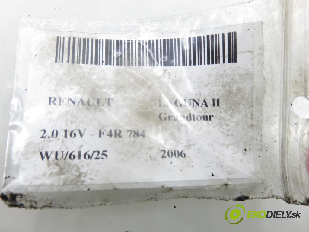 RENAULT LAGUNA II Grandtour (KG0/1_) KOMBI 2006 125,00 2.0 16V - F4R 784 1998,00 Rúra vody 8200427268 ; 8200427276