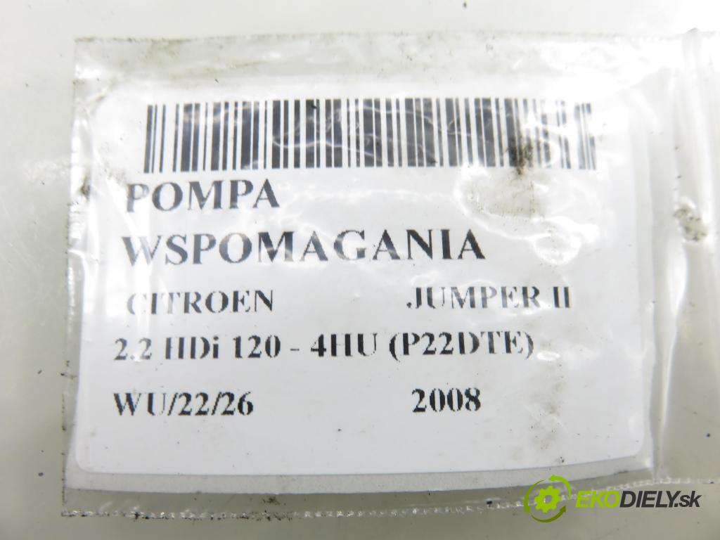 CITROEN JUMPER Skrzynia FURGON 2008 88,00 2.2 HDi 120 - 4HU (P22DTE) 2198,00 Pumpa servočerpadlo 6C1Q8K500AF (Servočerpadlo)