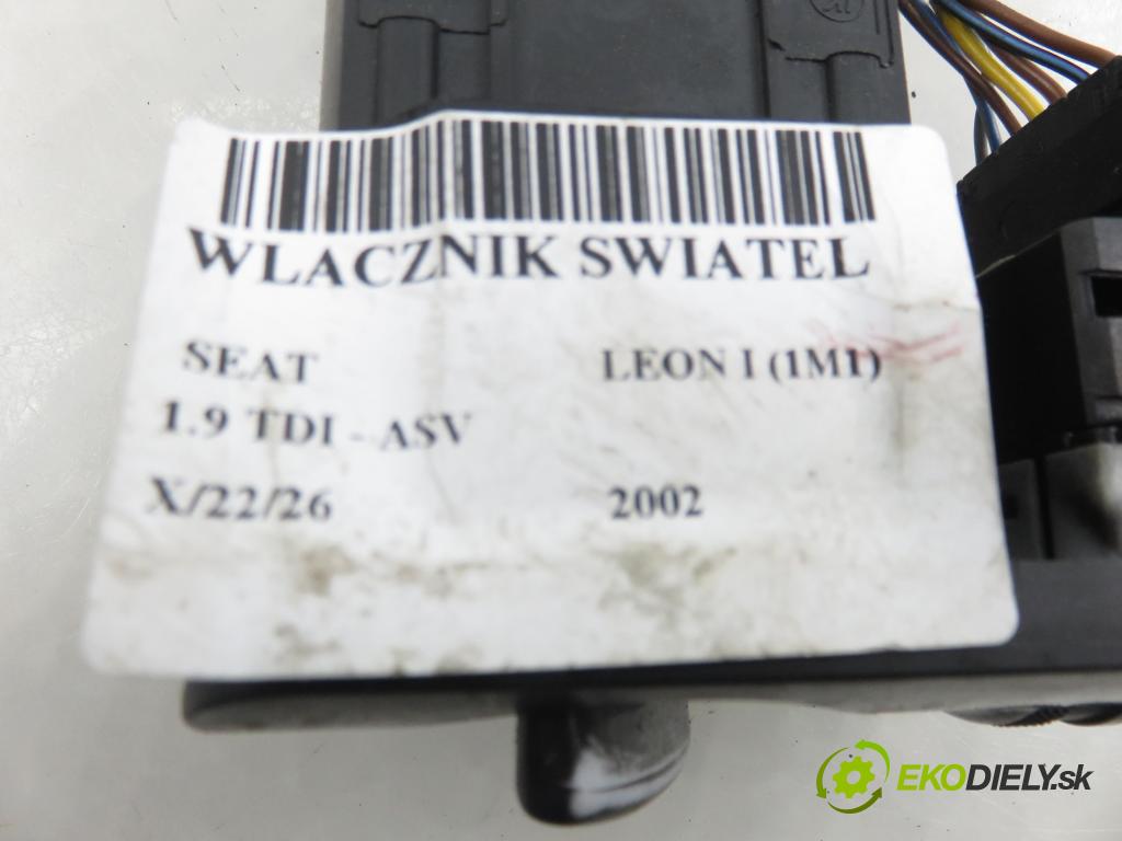 SEAT LEON (1M1) HB 2002 81,00 1.9 TDI 110 - ASV 1896,00 prepínač svetlá 1M1941531L