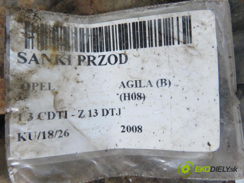 OPEL AGILA (B) (H08) HB 2008 55,00 1.3 CDTI - Z 13 DTJ 1248,00 PŘEDNÍ: