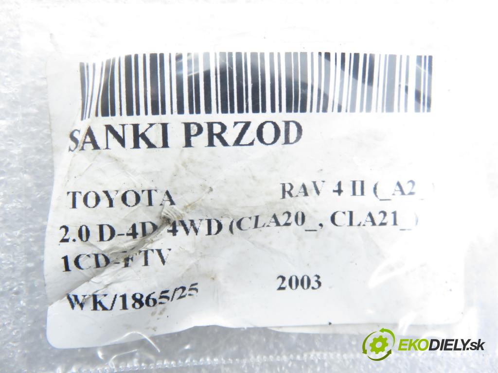 TOYOTA RAV 4 II (_A2_) SUV 2003 85,00 2.0 D-4D 4WD 116 - 1CD-FTV 1995,00 PŘEDNÍ: