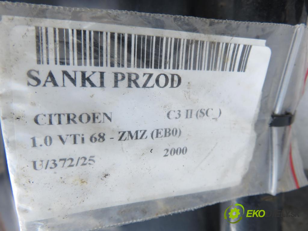 CITROEN C3 II (SC_) HB 2012 50,00 1.0 VTi 68 - ZMZ (EB0) 999,00 PŘEDNÍ: