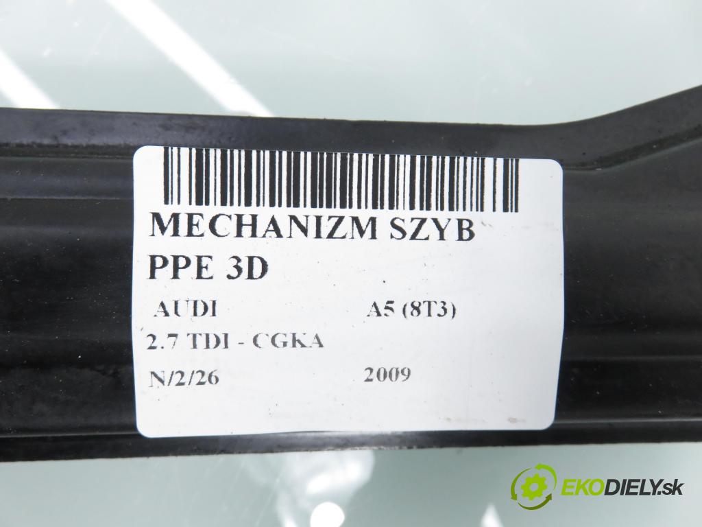 AUDI A5 (8T3) COUPE 2009 140,00 2.7 TDI - CGKA 2698,00 mechanismus oken PPE 3D 8T0959802A