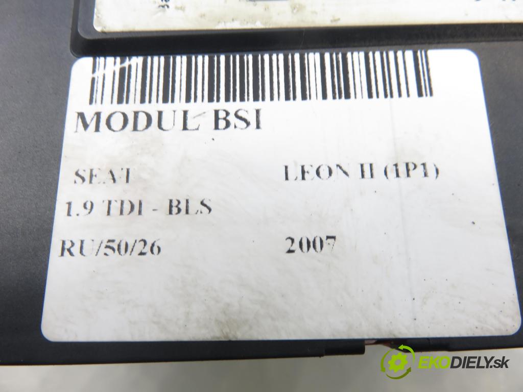 SEAT LEON (1P1) HB 2007 77,00 1.9 TDI - BLS 1896,00 MODUL BSI 3C0937049AE