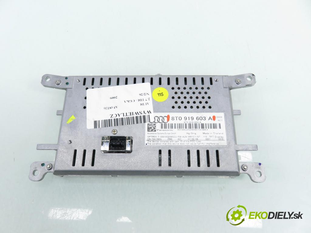 AUDI A5 (8T3) COUPE 2009 140,00 2.7 TDI - CGKA 2698,00 ZOBRAZIT: 8T0919603A