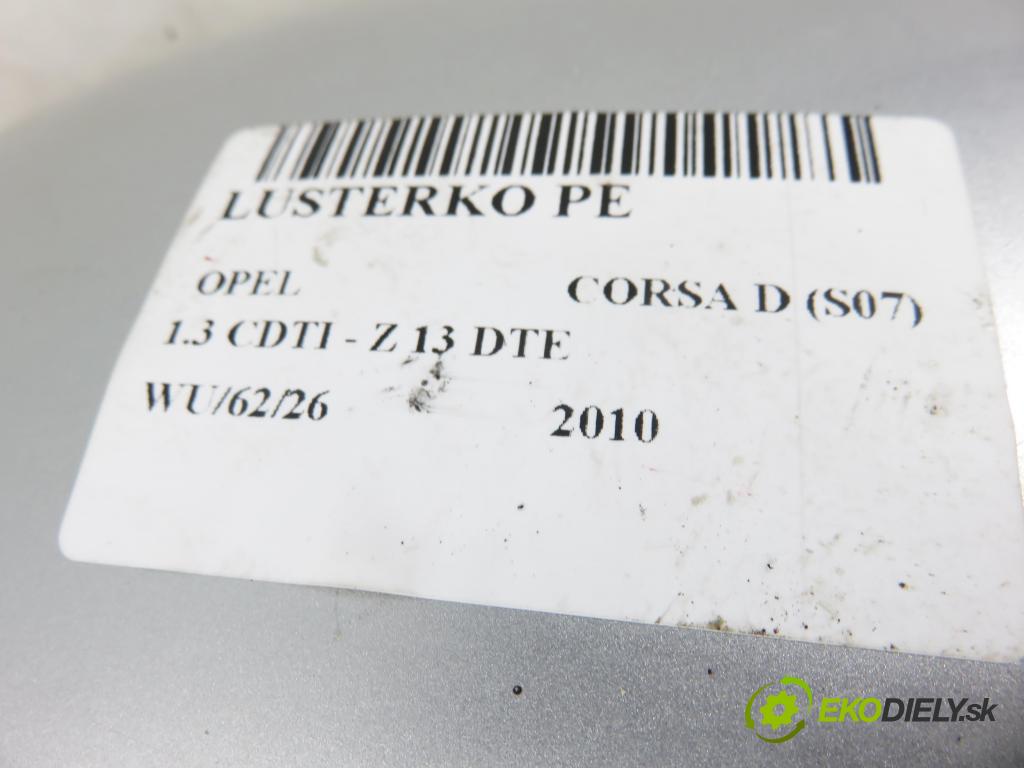 OPEL CORSA D (S07) HB 2010 70,00 1.3 CDTI - Z 13 DTE 1248,00 zpětné zrcátko