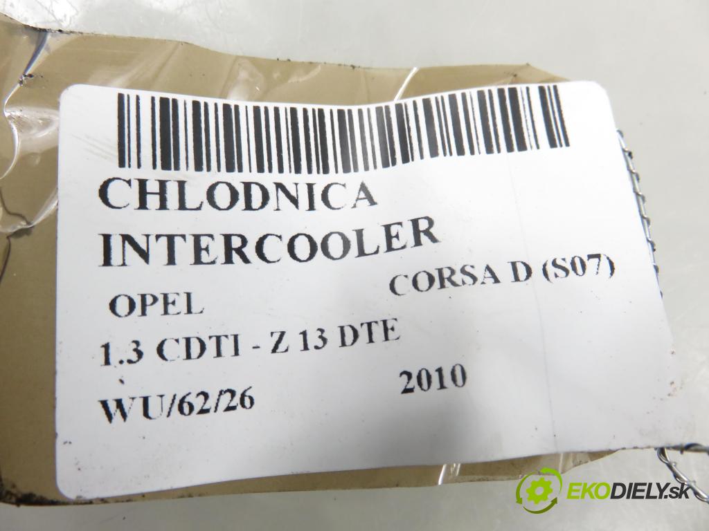 OPEL CORSA D (S07) HB 2010 70,00 1.3 CDTI - Z 13 DTE 1248,00 chladič intercooler
