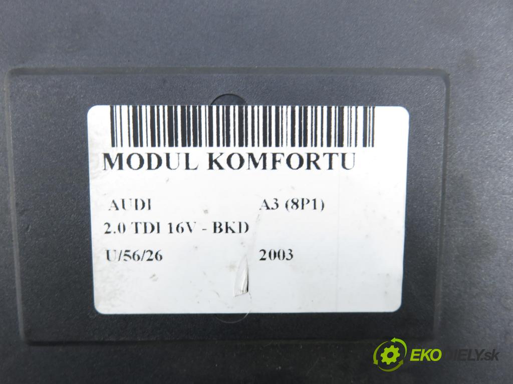 AUDI A3 (8P1) HB 2003 103,00 2.0 TDI PD 16V 140 1968,00 MODUL komfortu 8P0907279 ; F005V00218
