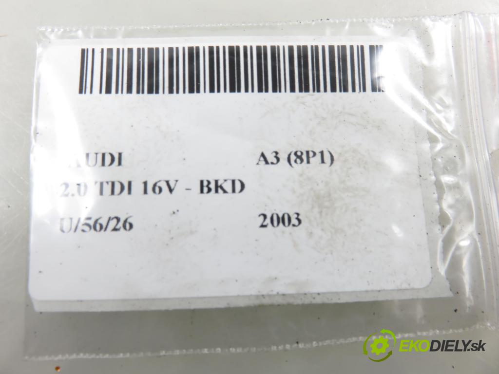 AUDI A3 (8P1) HB 2003 103,00 2.0 TDI PD 16V 140 1968,00 vložka svetla ľavy zadné 8P0945257