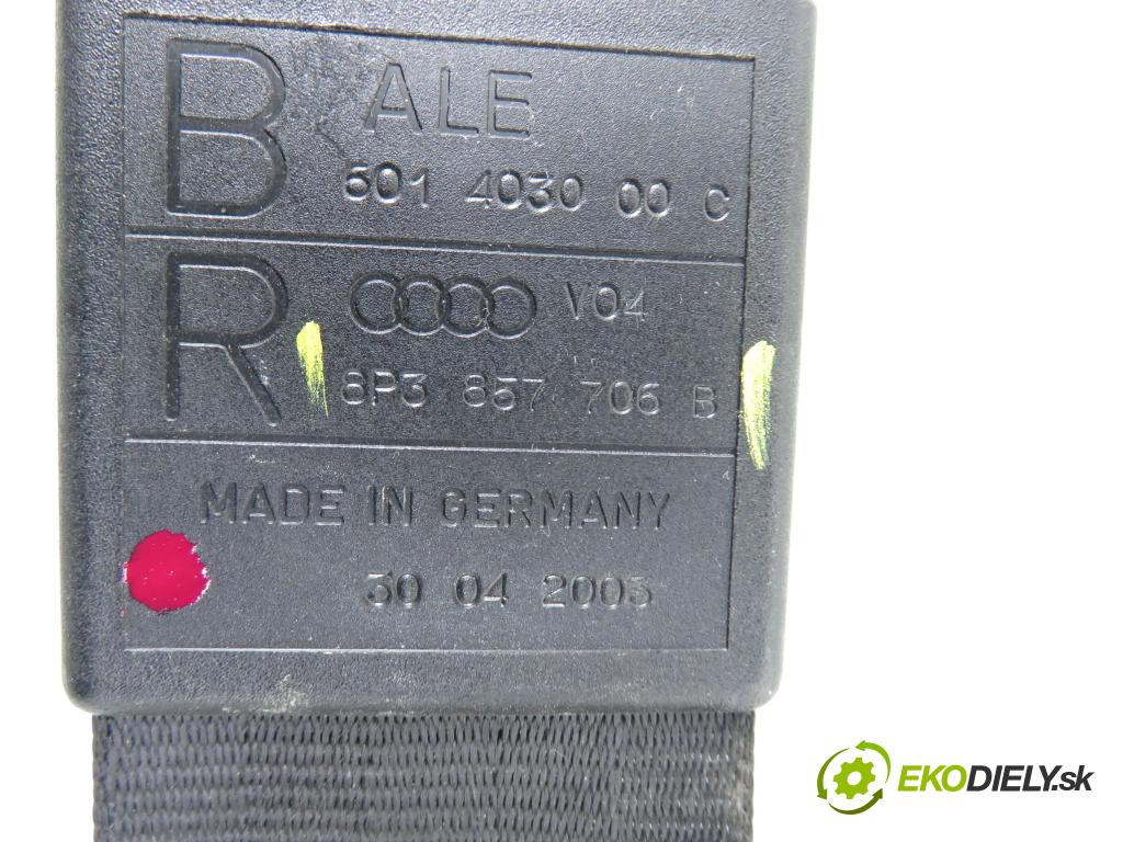 AUDI A3 (8P1) HB 2003 103,00 2.0 TDI PD 16V 140 1968,00 Držiak bezpečnostný PP 8P3857706B