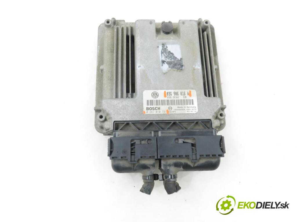 VW TOURAN (1T1, 1T2) MINIVAN 2004 74,00 1.9 TDI PD 100 - AVQ 1896,00 řídící jednotka motora 03G906016A ; 0281010731