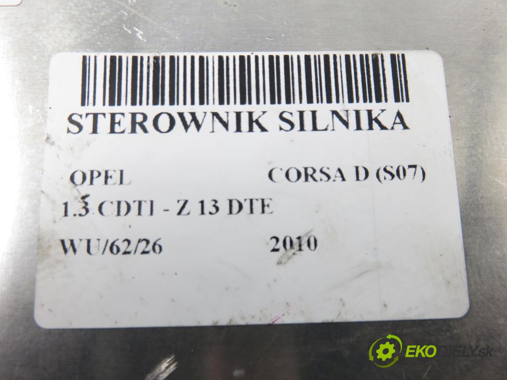 OPEL CORSA D (S07) HB 2010 70,00 1.3 CDTI - Z 13 DTE 1248,00 řídící jednotka motora 55580691 ; 0281017950