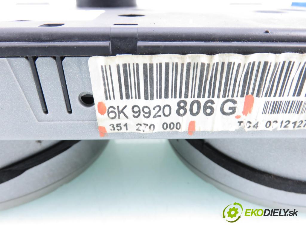 VW POLO Variant (6V5) KOMBI 2000 55,00 1.4 16V - AUA 1390,00 prístrojovka elektrický 6K9920806G ; 351270000