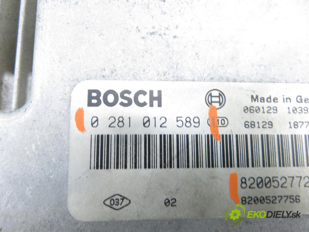 RENAULT GRAND SCENIC II (JM0/1_) MINIVAN 2006 0,00 1.9 dCi (JM15) - F9Q E 804 1870,00 řídící jednotka motora 0281012589 ; 8200527725
