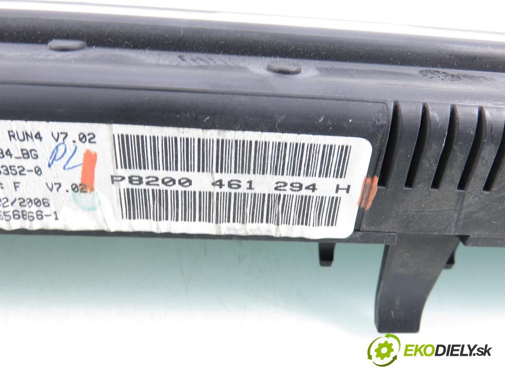 RENAULT GRAND SCENIC II (JM0/1_) MINIVAN 2006 0,00 1.9 dCi (JM15) - F9Q E 804 1870,00 Prístrojovka elektrický P8200461294H