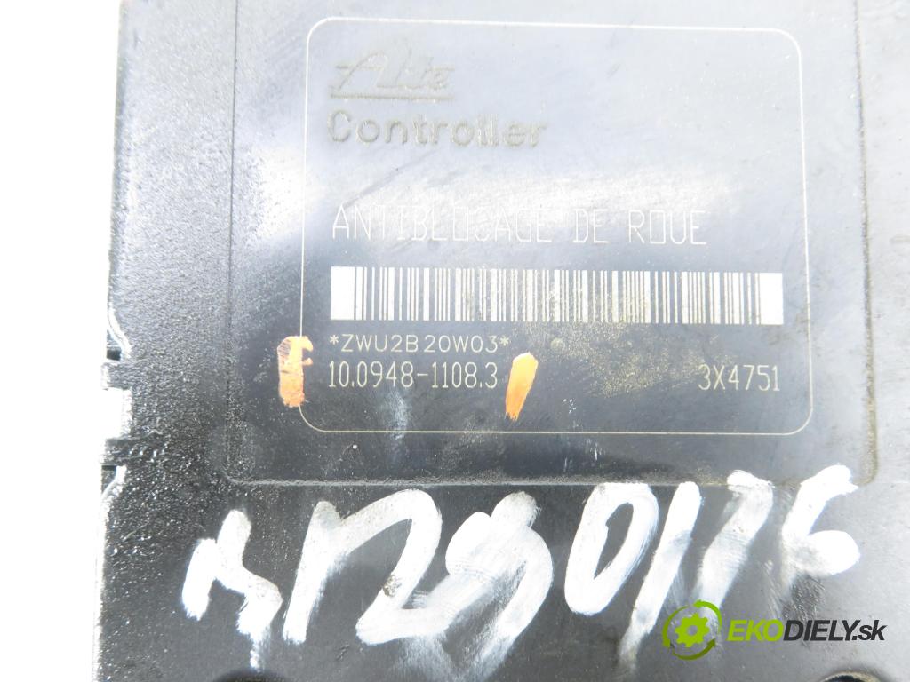 PEUGEOT 206 liftback (2A/C) HB 2003 55,00 1.4 i - KFW (TU3JP) 1360,00 pumpa ABS 9632539480 ; 10094811083 ; 10020806902 (Pumpa ABS)